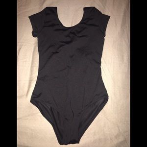 Girls Bloch leotard -basic black